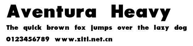 Aventura Heavy.ttf字體轉換器圖片