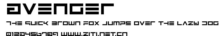 Avenger.ttf字體轉換器圖片