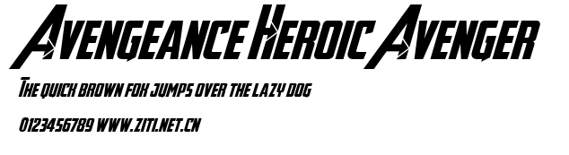 Avengeance Heroic Avenger.ttf