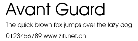 Avant Guard.ttf字體轉換器圖片