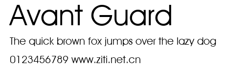 Avant Guard.ttf字體轉換器圖片