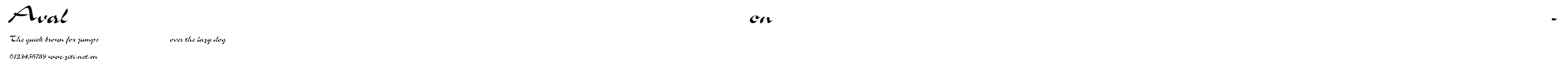 Avalon-.ttf字體轉換器圖片