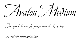 Avalon Medium.ttf字體轉換器圖片