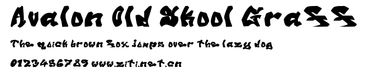 Avalon Old Skool Graff.ttf字體轉換器圖片