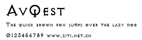 AvQest.ttf字體轉換器圖片