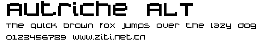 Autriche ALT.ttf字體轉換器圖片