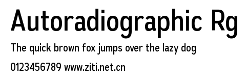 Autoradiographic Rg.ttf字體轉換器圖片