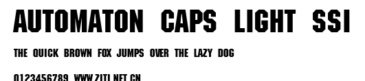 Automaton Caps Light SSi.ttf字體轉換器圖片