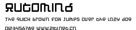 Automind.ttf字體轉換器圖片