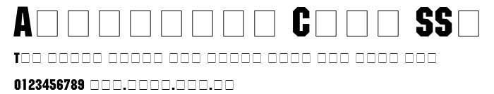 Automaton Caps SSi.ttf字體轉換器圖片