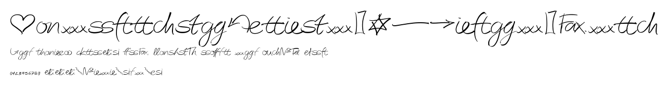 AutographScriptEF-LightExtra.ttf字體轉換器圖片