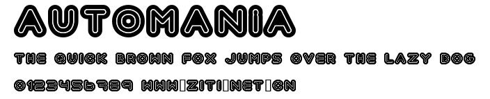 Automania.ttf字體轉換器圖片