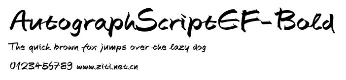 AutographScriptEF-Bold.ttf字體轉換器圖片