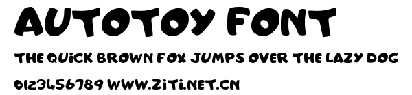 AutoToy font.ttf字體轉換器圖片