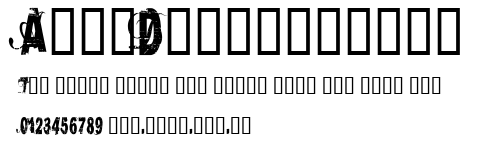 AutoDestruction.ttf字體轉換器圖片