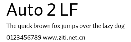 Auto 2 LF.ttf字體轉換器圖片
