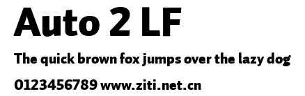 Auto 2 LF.ttf字體轉換器圖片