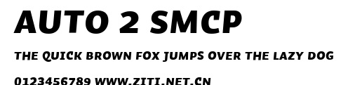 Auto 2 SmCp.ttf字體轉換器圖片