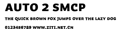 Auto 2 SmCp.ttf字體轉換器圖片