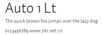 Auto 1 Lt.ttf字體轉換器圖片