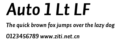 Auto 1 Lt LF.ttf字體轉換器圖片
