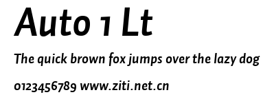Auto 1 Lt.ttf字體轉換器圖片