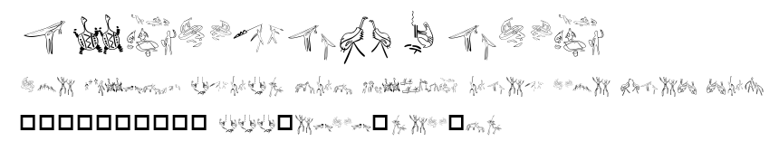AustralBats.ttf字體轉換器圖片