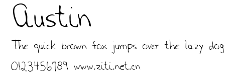 Austin.ttf字體轉換器圖片