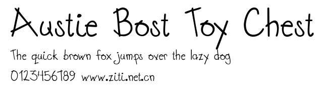 Austie Bost Toy Chest.ttf字體轉換器圖片