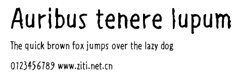 Auribus tenere lupum.ttf字體轉換器圖片