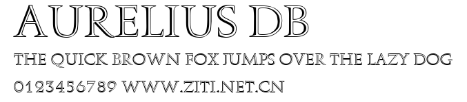 Aurelius DB.ttf字體轉換器圖片