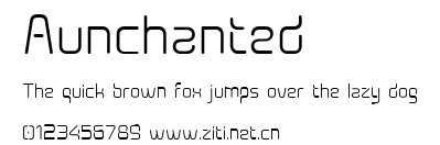 Aunchanted.ttf字體轉換器圖片