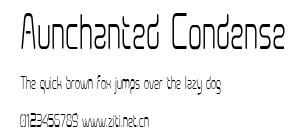 Aunchanted Condense.ttf字體轉換器圖片