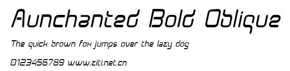 Aunchanted Bold Oblique.ttf字體轉換器圖片