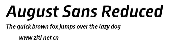 August Sans Reduced.otf字體轉換器圖片