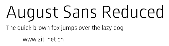 August Sans Reduced.otf字體轉換器圖片