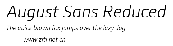 August Sans Reduced.otf字體轉換器圖片