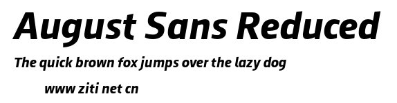 August Sans Reduced.otf字體轉換器圖片