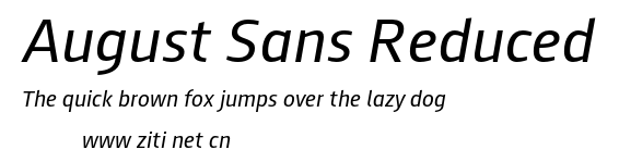 August Sans Reduced.otf字體轉換器圖片