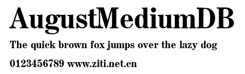 AugustMediumDB.ttf字體轉換器圖片