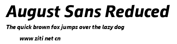 August Sans Reduced.ttf字體轉換器圖片