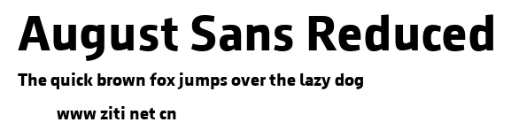 August Sans Reduced.ttf字體轉換器圖片