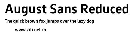 August Sans Reduced.ttf字體轉換器圖片
