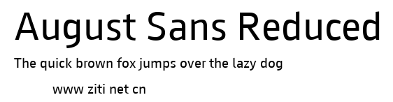 August Sans Reduced.ttf字體轉換器圖片