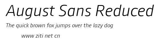 August Sans Reduced.ttf字體轉換器圖片