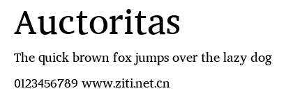 Auctoritas.ttf字體轉換器圖片