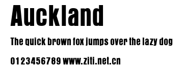 Auckland.ttf字體轉換器圖片