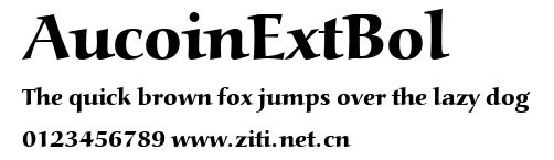 AucoinExtBol.ttf字體轉換器圖片