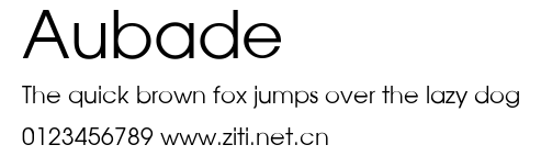 Aubade.ttf字體轉換器圖片