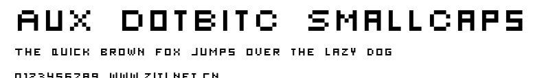 AuX DotBitC SmallCaps.ttf字體轉換器圖片